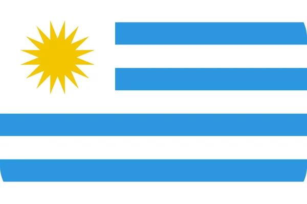 Flag Uruguay Vector Illustration — Stock Vector