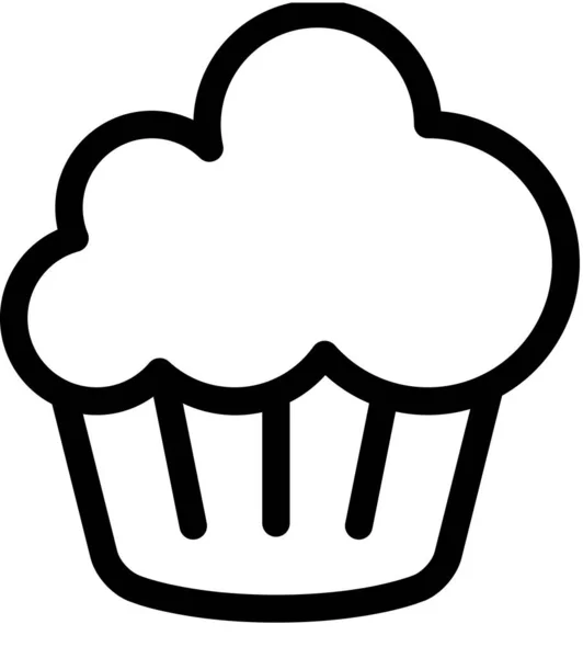 Köstliche Süße Kuchen Symbol Vektorillustration — Stockvektor