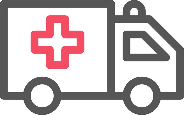 Icône Ambulance Illustration Vectorielle — Image vectorielle