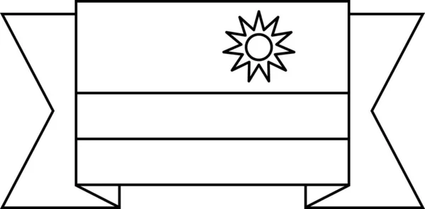 Флаг Векторной Иллюстрации Руанды — стоковый вектор