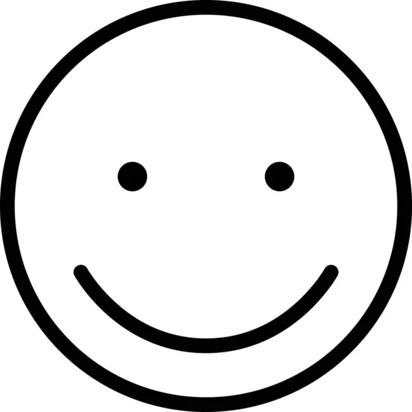 Expresión Cara Emoticono Vector Cara Feliz Avatar — Archivo Imágenes Vectoriales