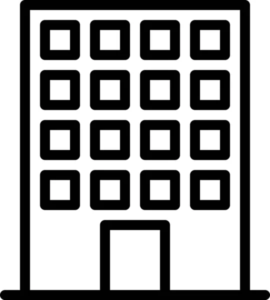 Huis Plat Pictogram Vector Illustratie — Stockvector