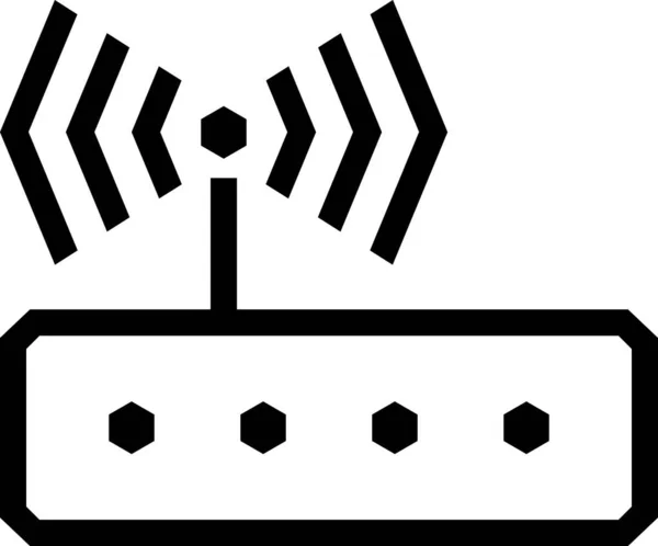 Router Web Vektor Illustration Bakgrund — Stock vektor