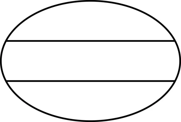 Illustrazione Vettoriale Della Bandiera Austriaca — Vettoriale Stock