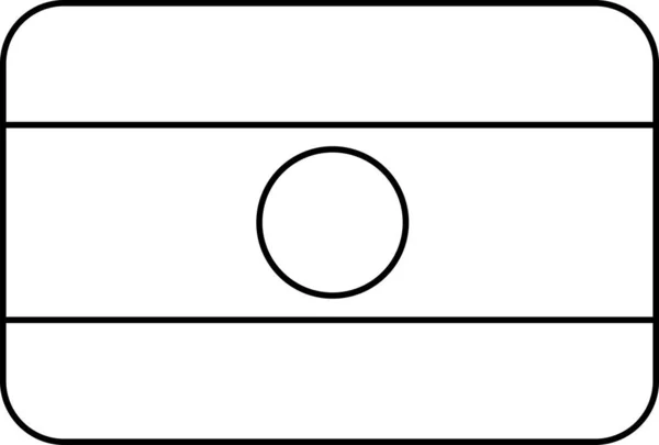 Bandeira Laos Ícone Plano Pdr Ilustração Vetorial —  Vetores de Stock