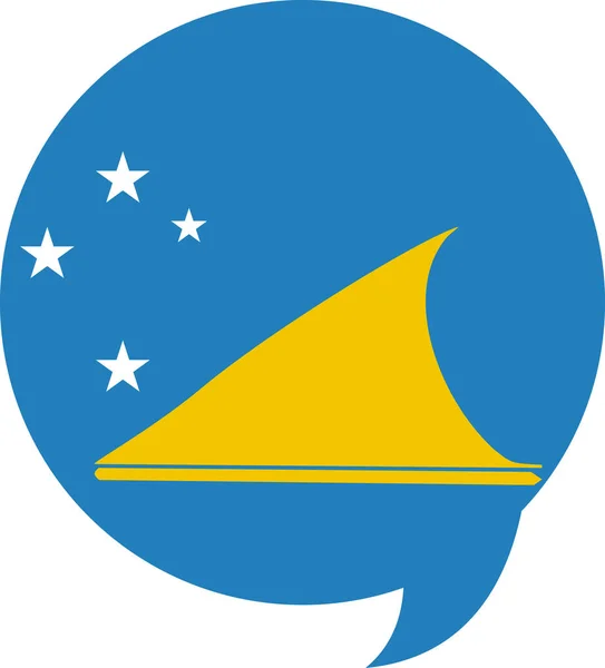 Bandeira Ilustração Vetorial Tokelau —  Vetores de Stock