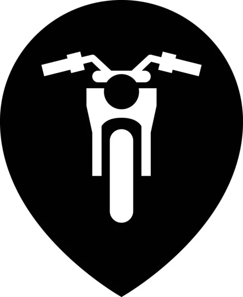 Motorfiets Web Vector Illustratie Achtergrond — Stockvector