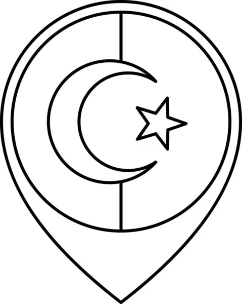 Drapeau Algérie Illustration Vectorielle — Image vectorielle