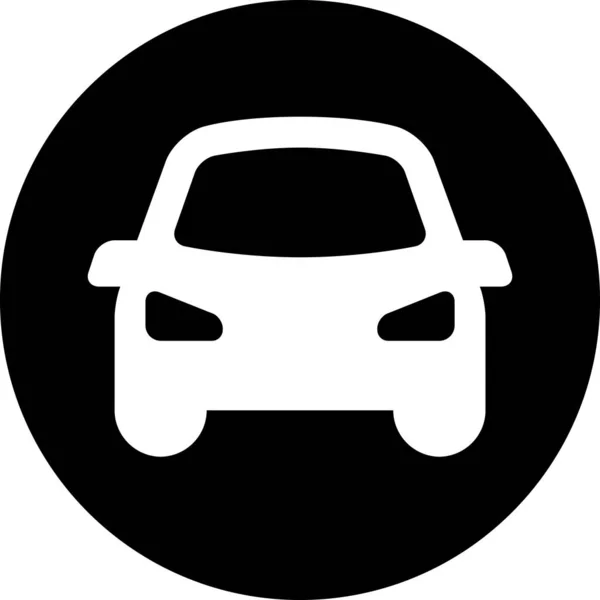 Car Flat Icon Vector Illustration — Stock Vector