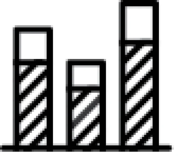 Företag Diagram Ikon Analytics Koncept Minimalistisk Vektor Illustration — Stock vektor