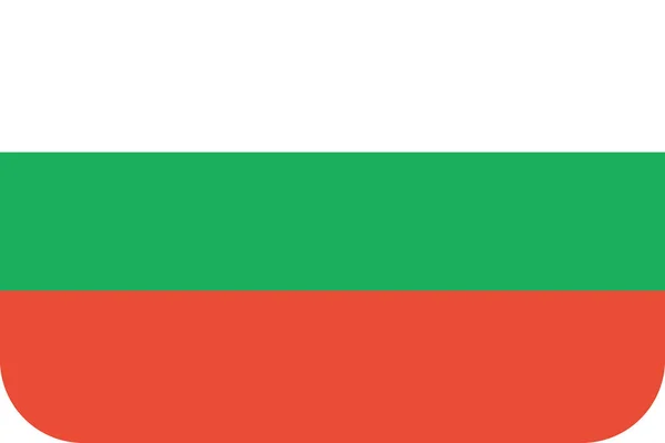 Bandera Bulgaria Vector Ilustración — Archivo Imágenes Vectoriales