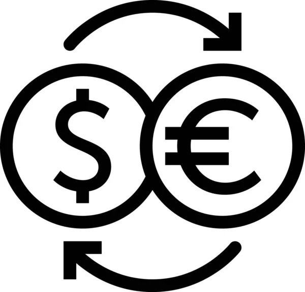 Vector Ilustración Signo Dinero Negocio Concepto Finanzas — Vector de stock