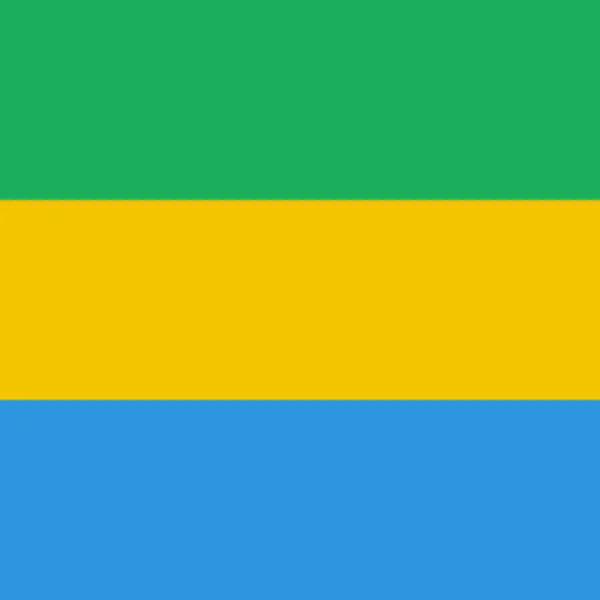 Vlag Van Gabon Achtergrond Concept Wereldvlag — Stockvector