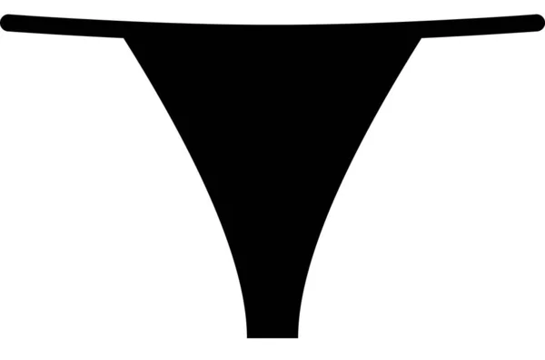 Unterwäsche Symbol Isoliert Auf Weißem Hintergrund Vektor Illustration — Stockvektor