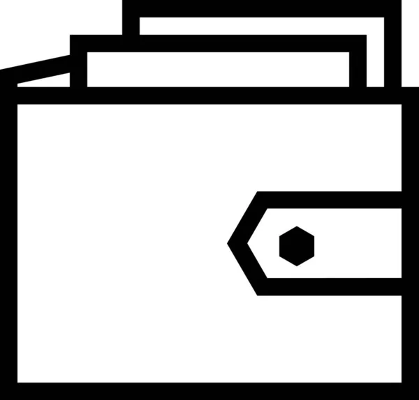 Значок Торбинки Мінімалістична Векторна Ілюстрація — стоковий вектор