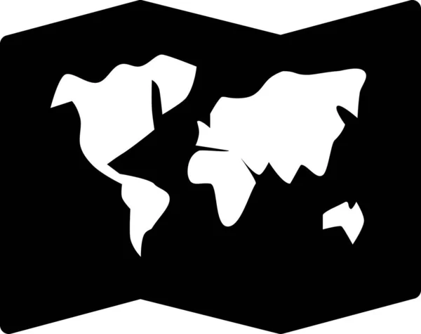 Icono Mundial Tierra Ilustración Vectorial Minimalista — Vector de stock