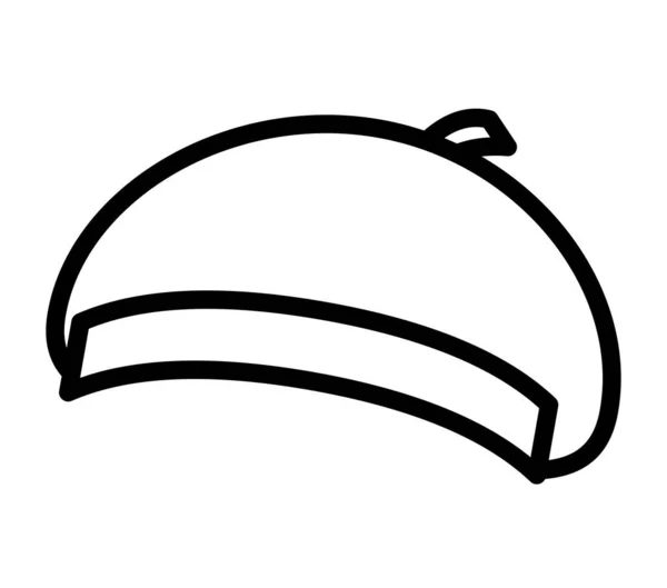 Ilustração Vetorial Chapéu Elegante —  Vetores de Stock