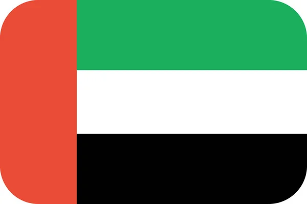 Flag United Arab Emirates — Stock Vector