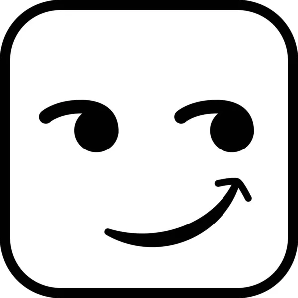 Απεικόνιση Φορέα Έκφρασης Προσώπου Emoticon — Διανυσματικό Αρχείο