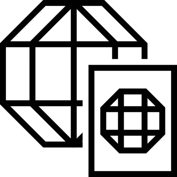 Passsymbol Minimalistische Vektorillustration — Stockvektor