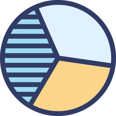 iş grafiği simgesi, analitik konsept, minimalist vektör illüstrasyonu