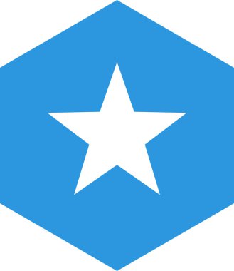 Somali beyaz arkaplanda izole edilmiş, vektör illüstrasyonu