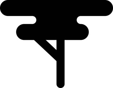 Doğa ağacı illüstrasyon şablonu arka planı 