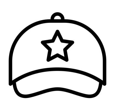 şık şapka vektör ilüstrasyonu 