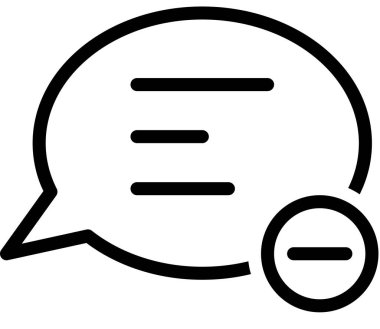  İleti yorum vektörü, illüstrasyon