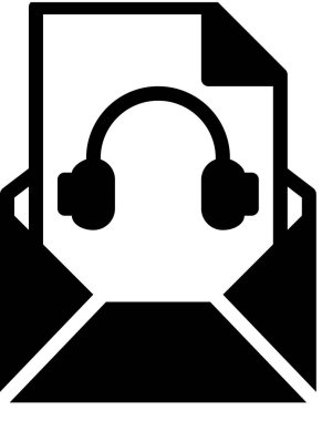 ses dosyası düz simgesi, vektör, illüstrasyon 