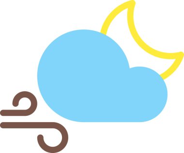 gece web vektör resimleme arkaplanı