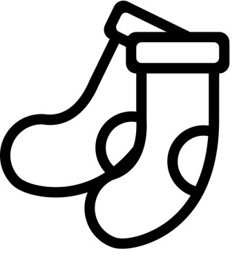 Basit Noel dekorasyonunun vektör simgesi