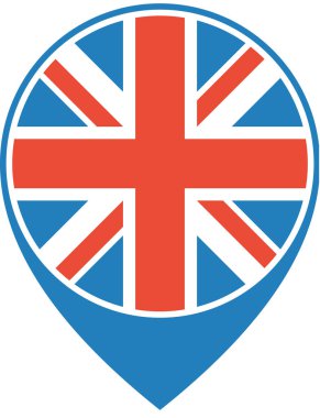 Birleşik Krallık vektör illüstrasyonunun bayrağı