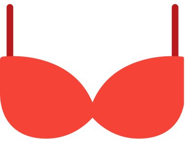 sütyen düzlüğü simgesi, vektör illüstrasyonu