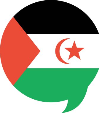 Batı vektör illüstrasyonunun bayrağı