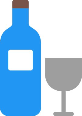 Cam simgenin vektör illüstrasyonu