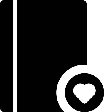 kitap düz simgesi, vektör illüstrasyonu  