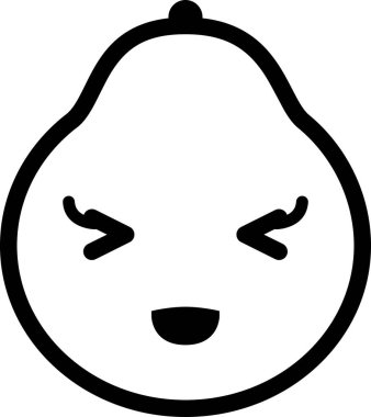 ifade yüz ifadeleri vektör illüstrasyonu