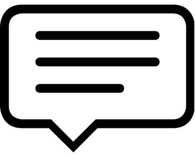 Beyaz arkaplanda izole edilmiş gözden geçirme simgesi, vektör illüstrasyonu