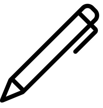 vektör illüstrasyon kalem, kalem 