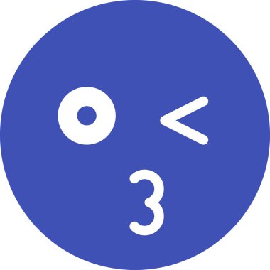 Beyaz arkaplanda ıslık yanıp sönen yüz, vektör illüstrasyonuName