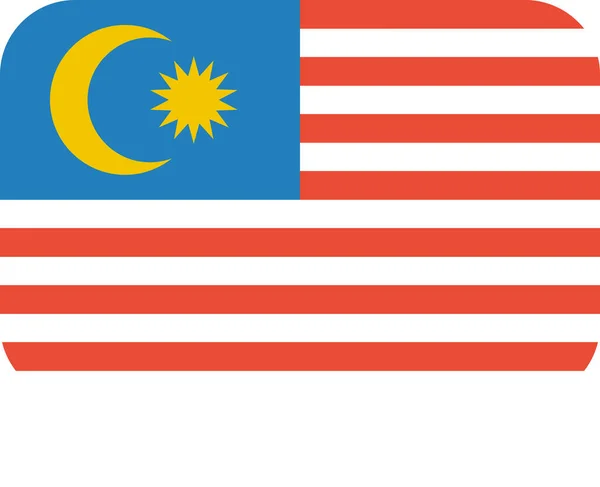 Térkép Malaysia World Flag Concept Background — Stock Vector