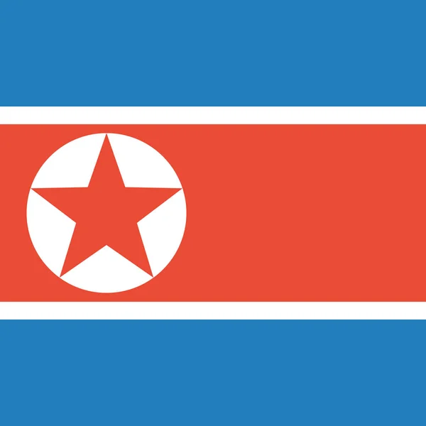 Flagge Koreas Hintergrund Des Konzepts Der Weltflagge — Stockvektor