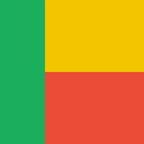 Benin Flat Icon Vector Illustration — 스톡 벡터