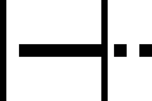 Clip Symbol Isoliert Auf Weißem Hintergrund Vektorillustration — Stockvektor
