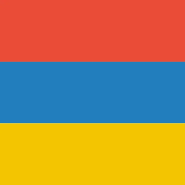 Die Flagge Armeniens Als Vektorillustration — Stockvektor