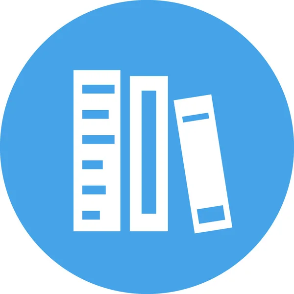 Bibliothekssymbol Vektorillustration — Stockvektor