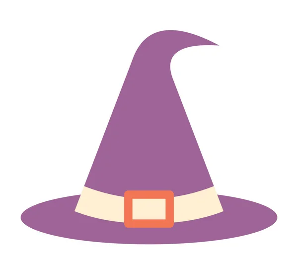 Icono Sombrero Bruja Ilustración Vectorial — Vector de stock