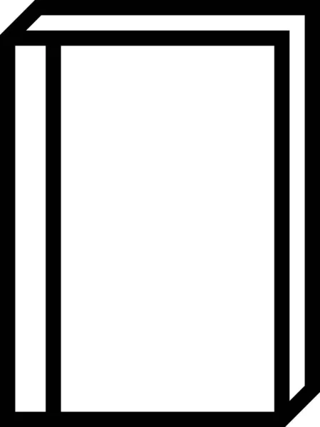 Livre Icône Plate Illustration Vectorielle — Image vectorielle
