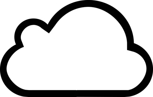 Cloud Web Vector Illustration Background — Stock Vector